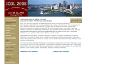 Desktop Screenshot of jcdl2008.org