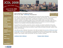 Tablet Screenshot of jcdl2008.org